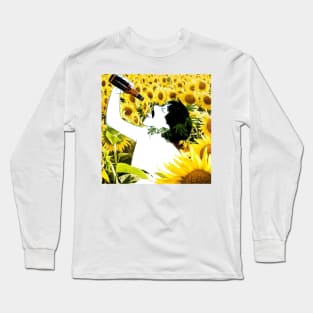 Randy Marsh in the Sunflower Field Long Sleeve T-Shirt